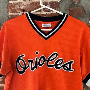 Baltimore Orioles 1988 Cal Ripken JR Mitchell & Ness Jersey 40(M) 21x28